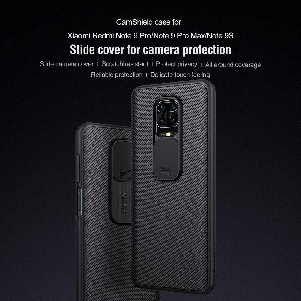 Di NILLKIN per XiaoMi RedMi Nota 9s Nota 9 Pro Max Cassa Del Telefono, di Protezione della fotocamera Scivolo Proteggere Obiettivo Della Copertura di Caso di Protezione