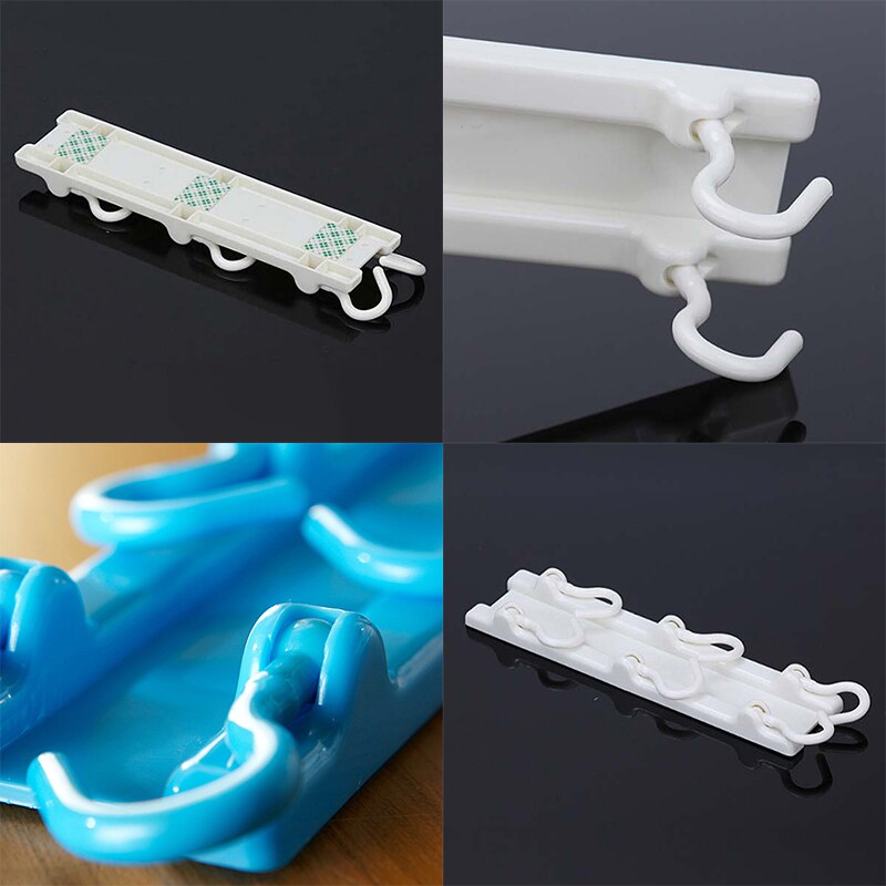 MOONBIFFY Kitchen Rack Holder Hook Ceiling Wall Cabinet Hanging Storage Organizer Holder Parallel Hanger Bathroom Shelves