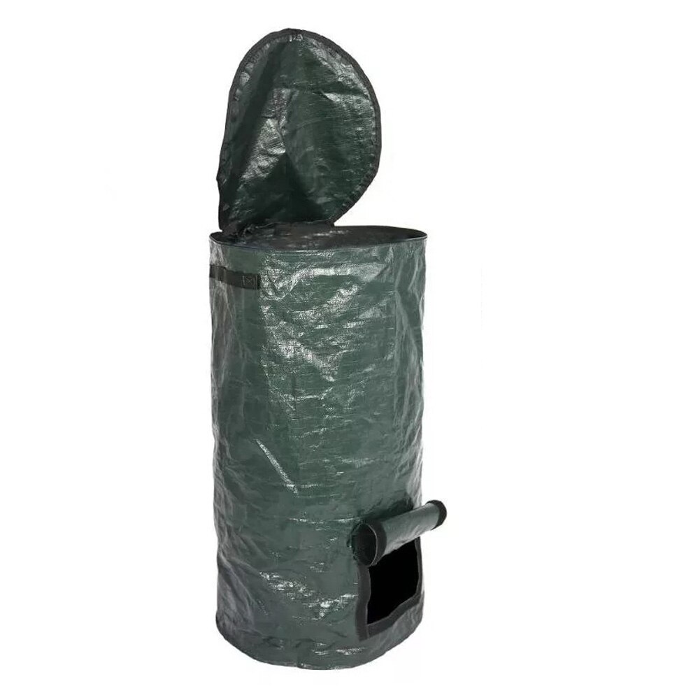 Organic Waste Kitchen Garden Yard Compost Bag Environmental PE Cloth Planter Kitchen Waste Disposal Organic Compost Bag: 45x80cm