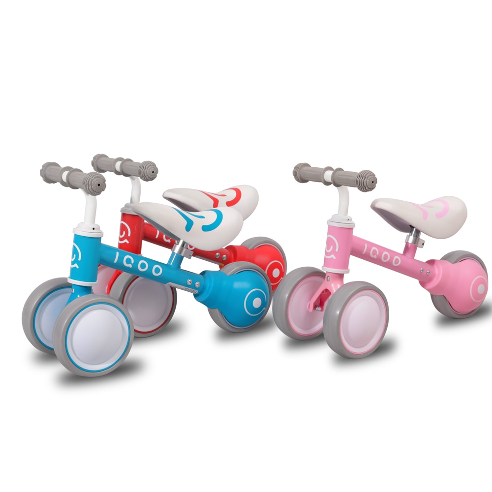 Hiland baby walk scooter balancecykel rollator børn kører på legetøj til 1-3 årige børn til læring gå scooter