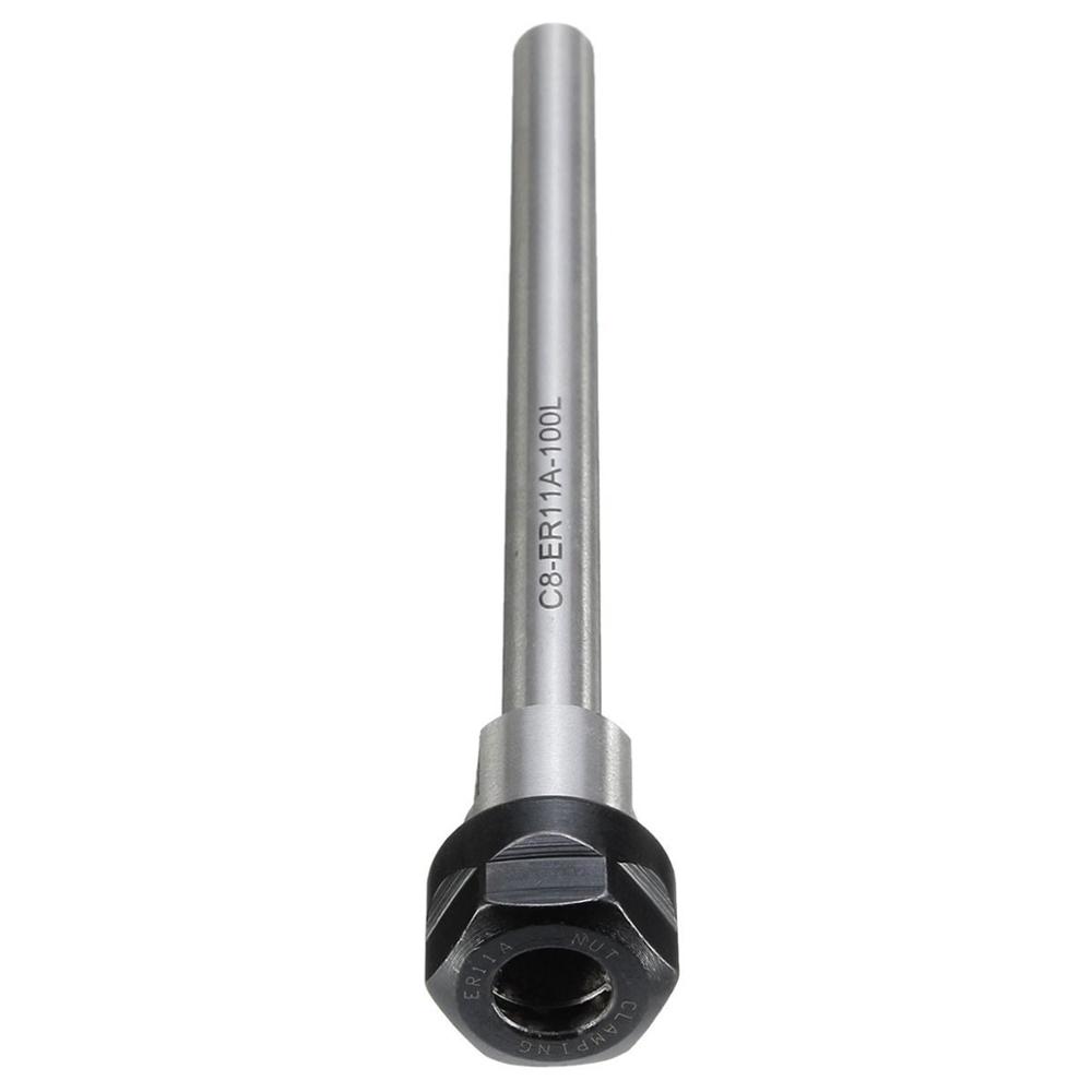 1 stücke 8 MM C8 ER8 C8 ER11 spannzange tiefen verarbeitung CNC gerade schaft verlängerung stange 8mm Laube für CNC maschine fräsen Cutter