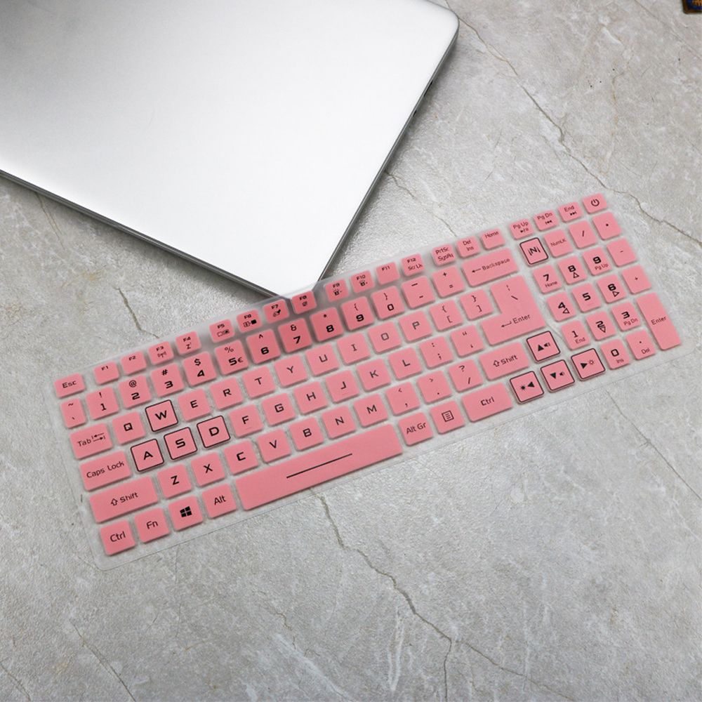156'' Laptop Keyboard Cover Protector Skin For Acer Nitro 5 AN515-54-54W2 AN515-54-51M5 AN517-51-56YW Nitro 7 AN715-51 173'': pink