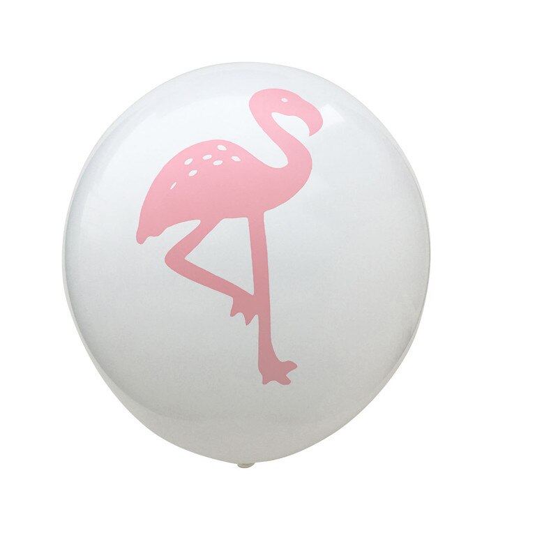 Ballons en Latex de feuilles de palmier 10 pièces | Décoration de Ballon flamant rose, ananas Tropical, Cactus, fête d'anniversaire, plage, été: Flamingo