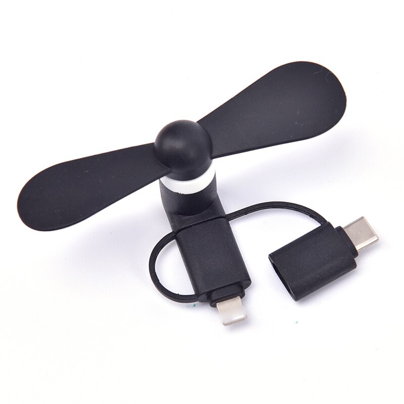 Mini USB Fan 3 in 1 USB Gadget Portable Electronic Smart Gadgets for Smartphone