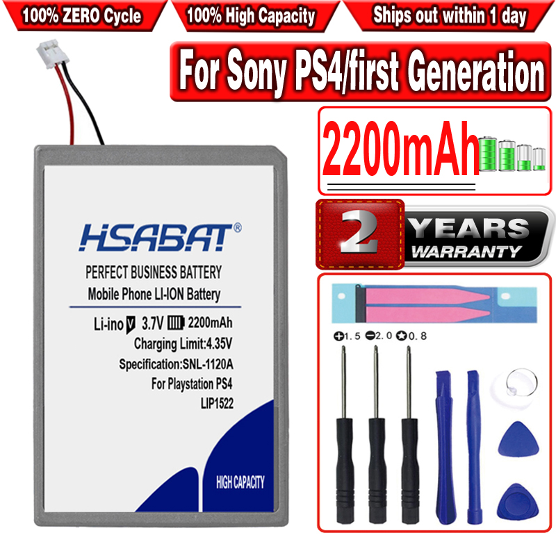 Hsabat 2200 Mah LIP1522 Batterij Voor Sony Gamepad PS4 Dualshock4 V1 Draadloze Controller CUH-ZCT1E CUH-ZCT1U CUH-ZCT1H/B