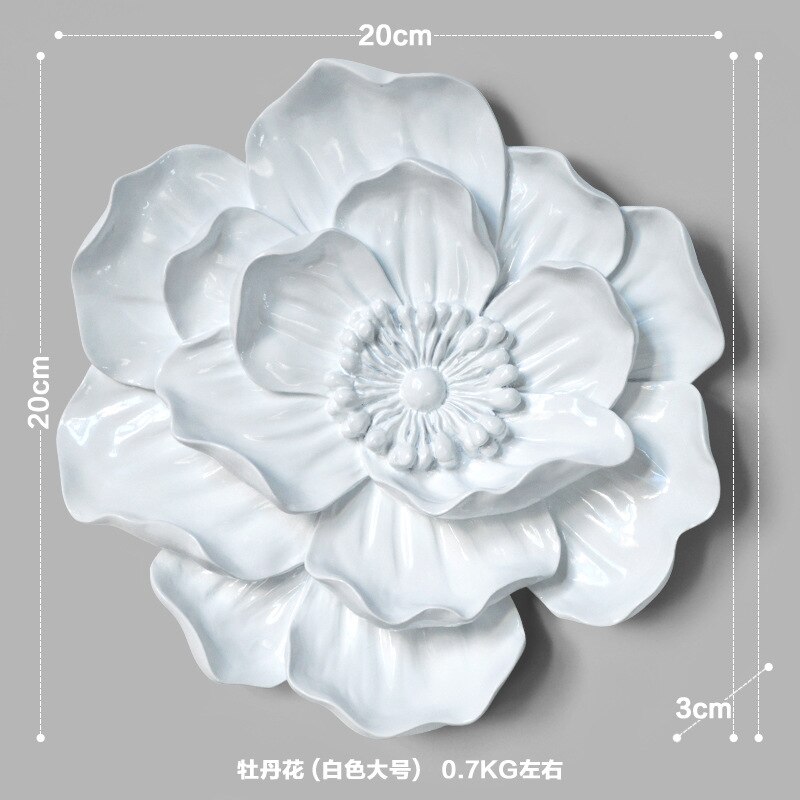 3D Stereo Harz Lotus Fisch Blumen Handwerk Dekoration Europäischen Wohnzimmer Hause Wand Hängen Fische Wandbild Kreative Wand Aufkleber: 3