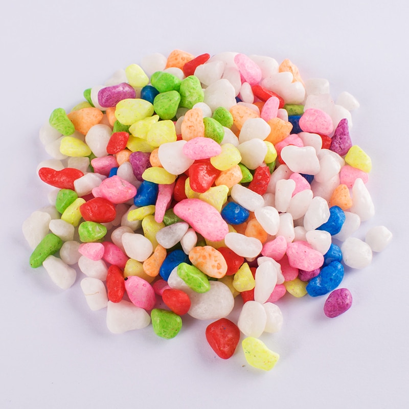 500g decoratieve tuinkiezels, stenen, vetplanten, bloempot, bestrating, aquariumdecoratie, maat s/m/l