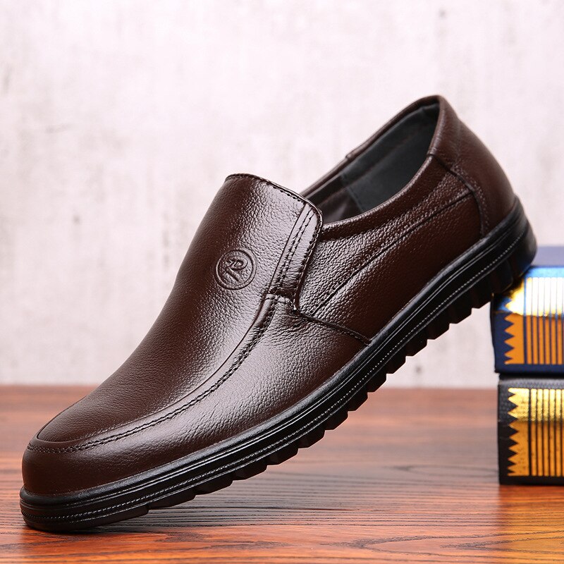 Mænd business casual sko skridsikker åndbar første lag herre sko mænd mænd loafers zapatos de hombre