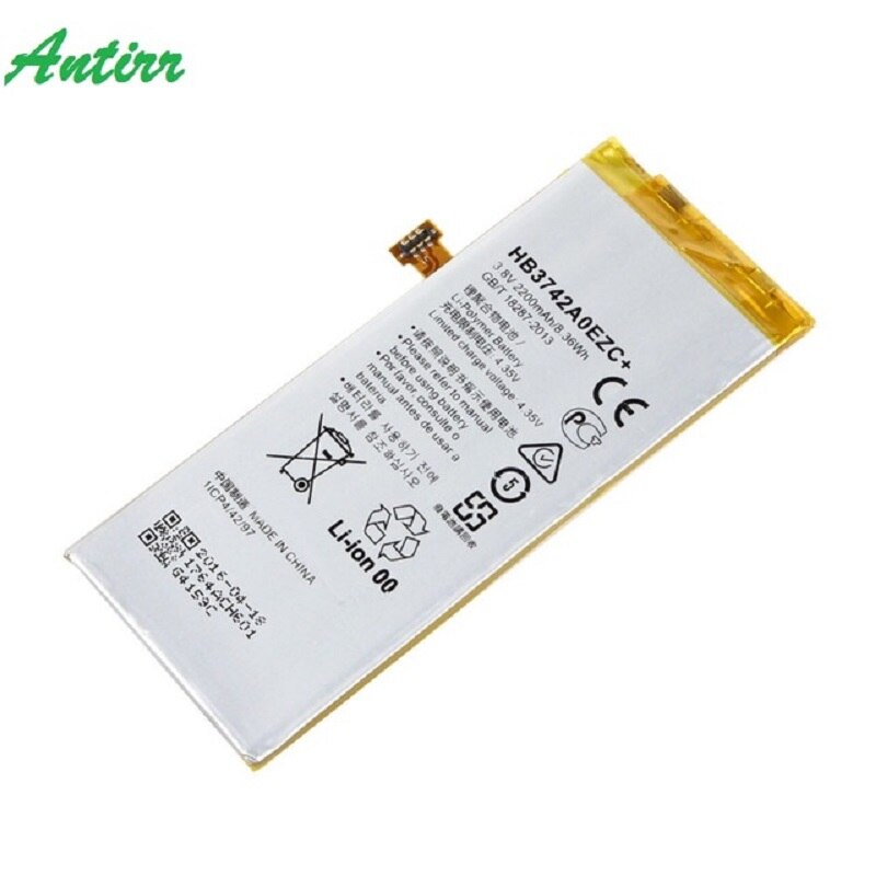 Replacement battery for huawei 0  p8 lite 2200 3,8 v li-polymer battery for huawei ascend  p8 lite  hb3742 +
