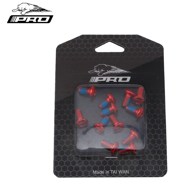 IIIPRO Bicycle Disc Brake Screws Alloy Steel Torx T25 M5x11.5mm Fixing Bolts Iamok For Mountain Bike 12 Pcs