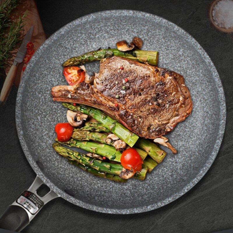 Frying Pan 28/26/24/20cm Wok Pan Non-stick Pan Skillet Cauldron Induction Cooker Frying Pans Pancake Pan Egg Pan Gas Stove Home