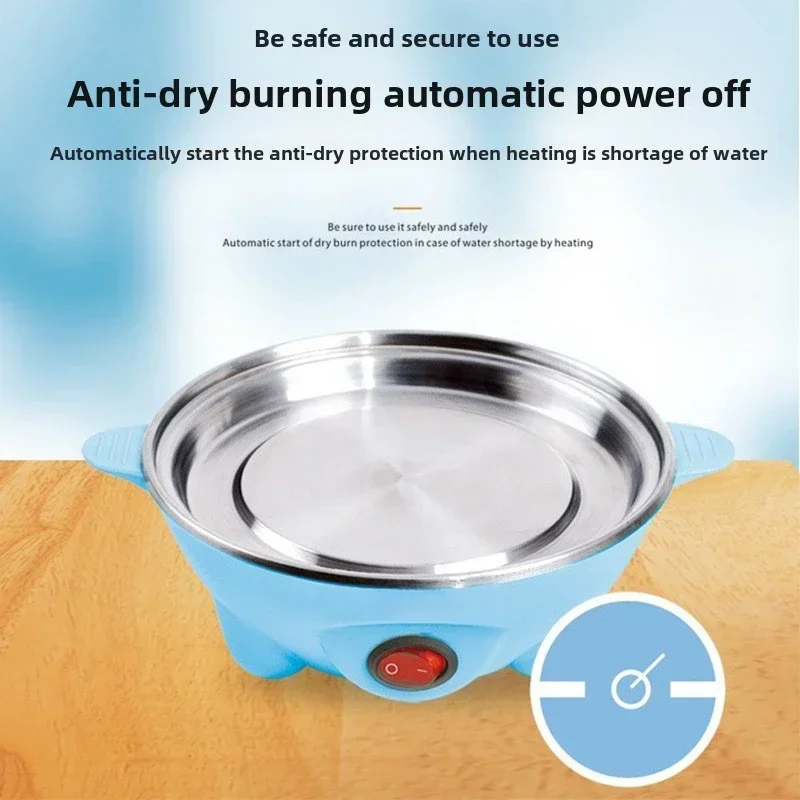 Eggkoker automatisk avstengning hjemme 7 egg multifunksjonell dampet eggkrem kokt eggdampmaskin frokost