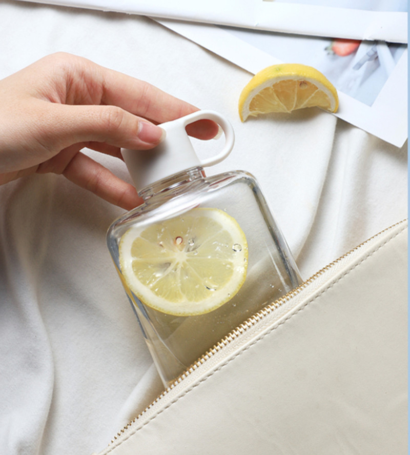 360 ml / 500 ml Tritan-materiaal Waterfles Milieuvriendelijk Duurzaam Schattig Mini Pocket Fles Lekvrije onbreekbare fles