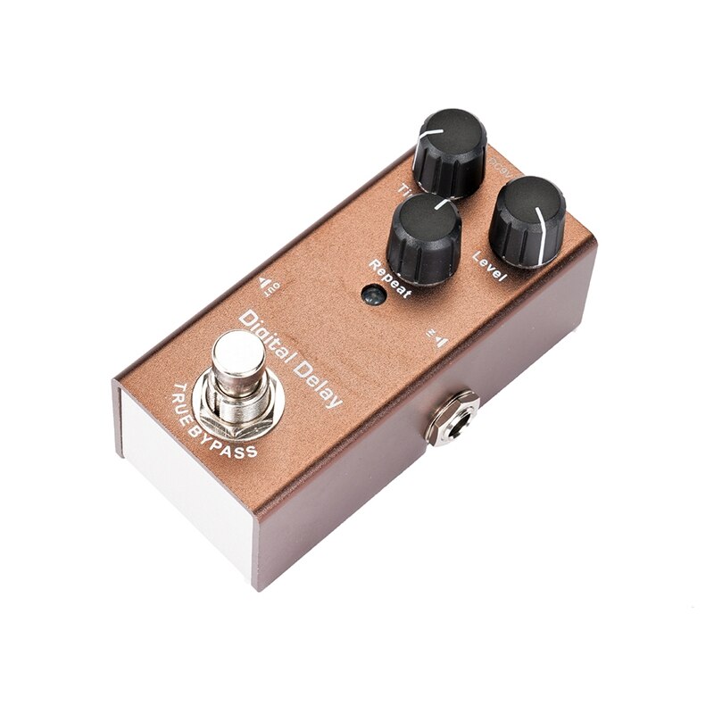 Digital Delay Guitar Effects Pedal Gain/Level/Tone Knob High Low Frequency Effect Pedals with True Bypass Switch