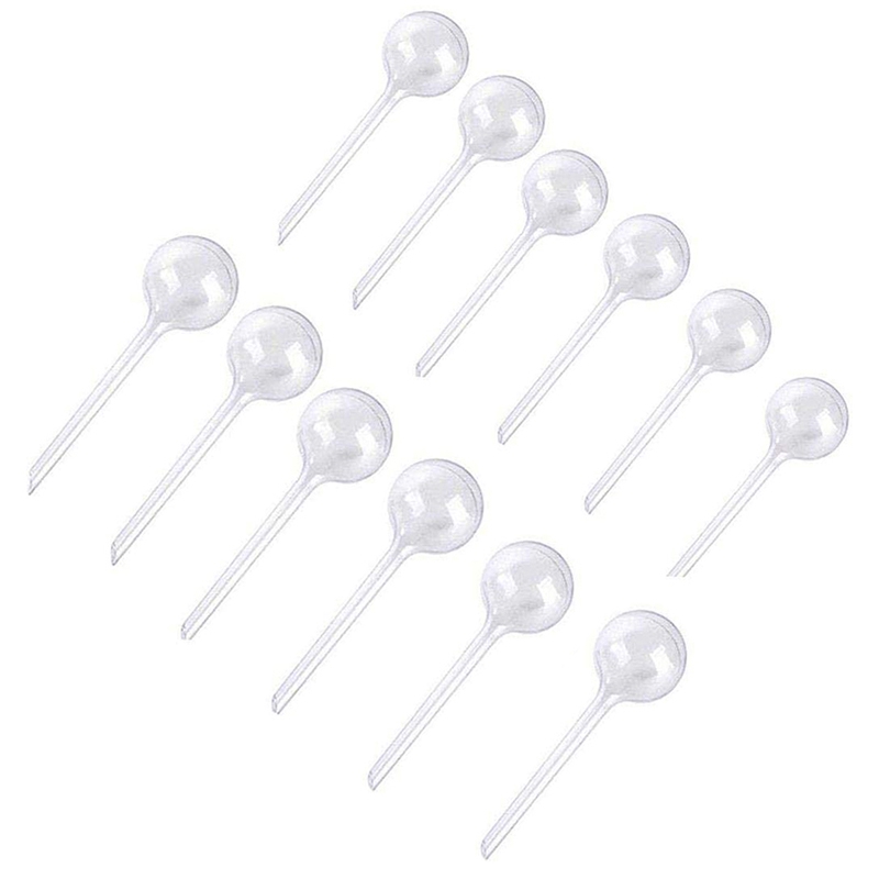 12Pcs Plant Watering Bulbs Automatic Self-Watering Globes Plastic Balls Garden Water Device Watering Bulbs For Plant