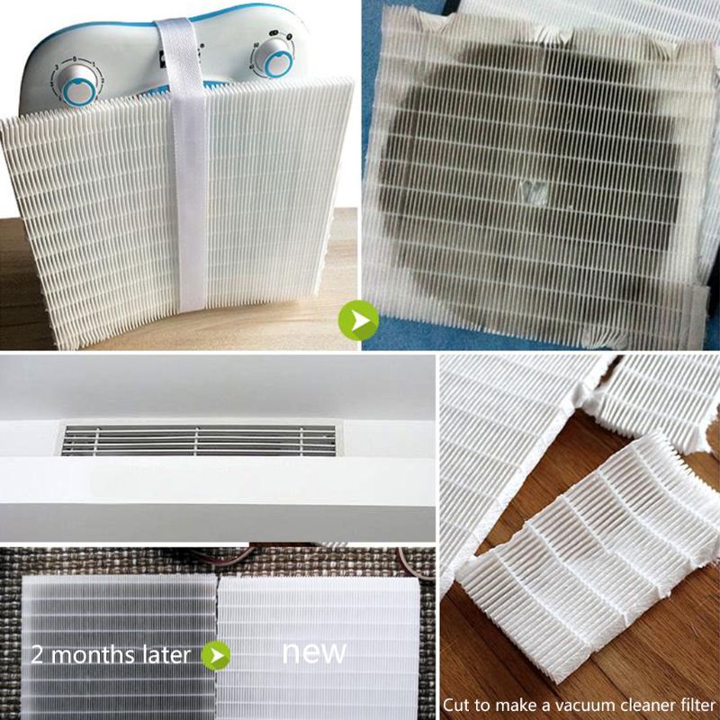 Filter Frameless Dust Removal Cleaner Purifier Filter Element High Efficiency HEPA Filter W91F