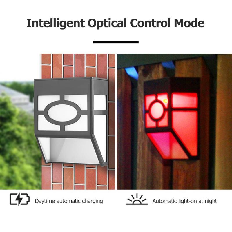 2 led zonne-wandlampen,  ip65 waterdichte bewegingssensoren, verstelbare verlichting met dubbele modus, hek-wandlamp, tuindecoratie