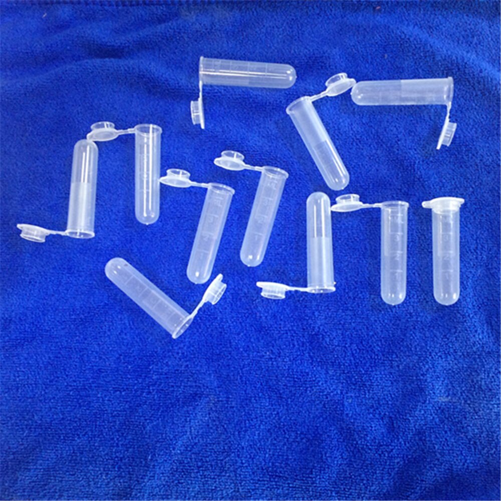 100pcs 4ml measuring Thread Mouth Centrifuge Tubes plastic test tube