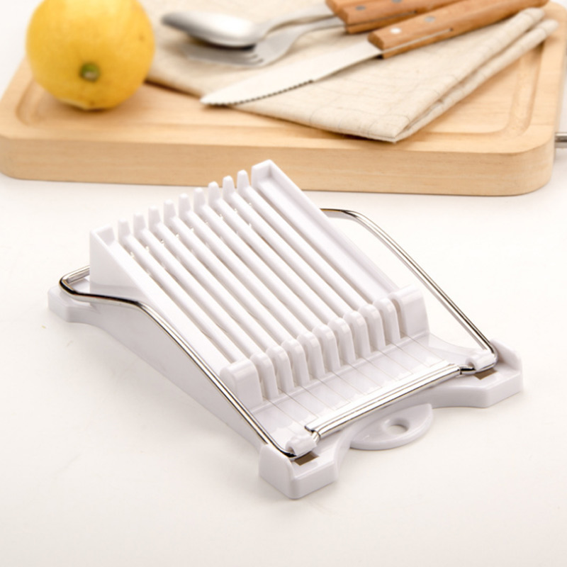 Rebanador de carne de acero inoxidable, cortador de Banana, rebanador de jamón de huevo, herramientas de cocina para el hogar JS23
