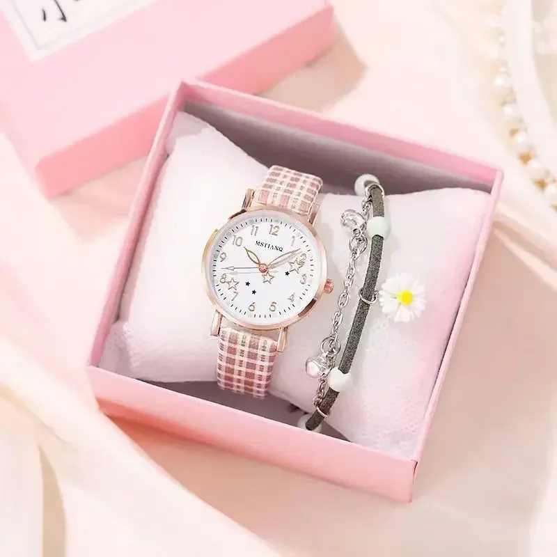 Kvinnor herr kvartsklocka herrklockor lyxiga klassiska retro armbandsur med stora diamanter: Kaffe