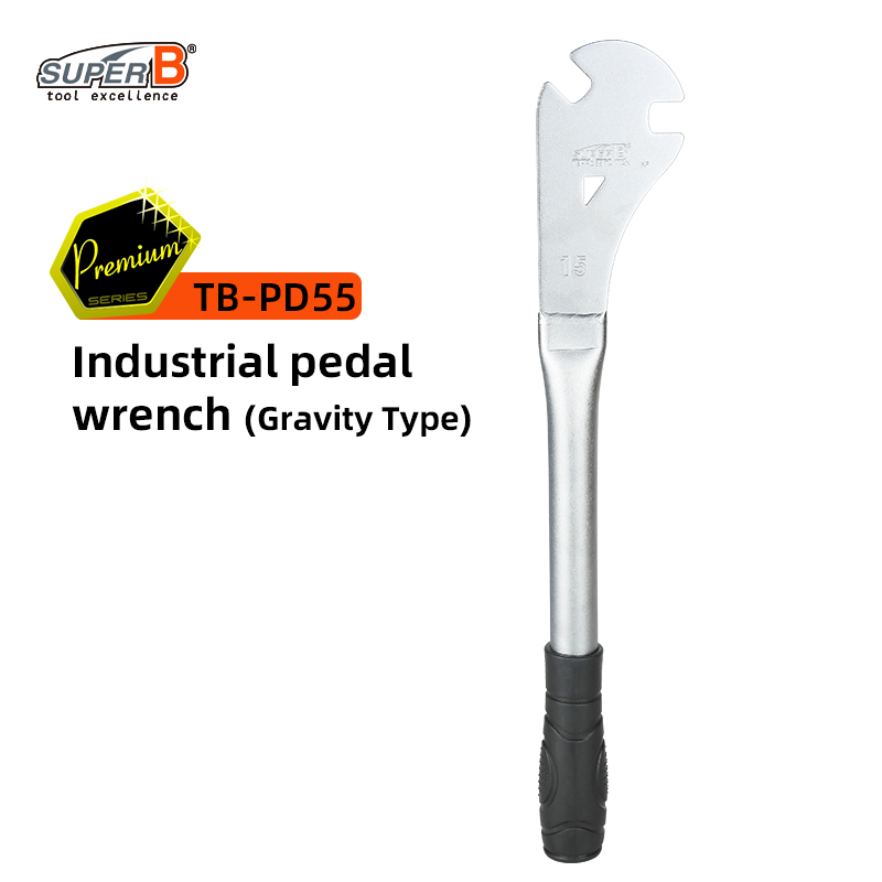 Llave de Pedal de bicicleta SUPER B de 15mm, mango Extra largo, pedales de bicicleta de montaña y carretera, removedor de instalación, herramienta de reparación de llave de repuesto: YELLOW