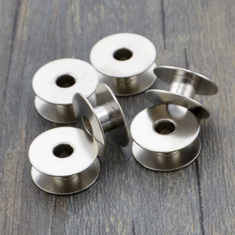 20pcs/lot Industrial Sewing Machine Bobbin Bobbin Sewing Machine Aluminum Bobbin Metal Spool Sewing Craft Machine Tools