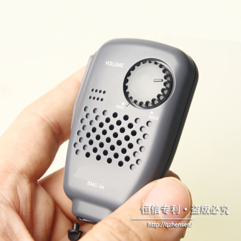 Smc -34 mikrofon kan justere lydstyrken til walkie talkie-mikrofon th -f6a/f7a. -k20/40a. -g71 th-d72. skinke tovejs radiomikrofon