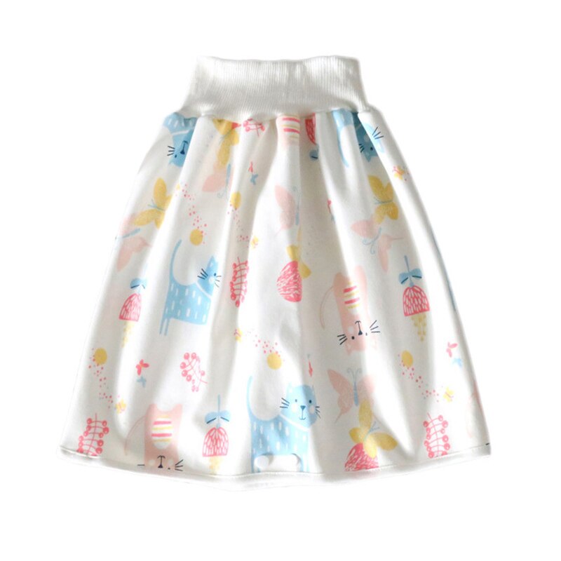 Cloth Diapers skirt Comfy Reusable Baby Diaper Skirt Shorts 2 in 1 Boy's Girl's Training Skirt Children diaper skirt: G / 4-8T