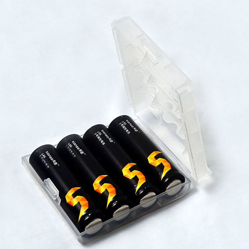 10Pcs/20Pcs Plastic Case Houder Draagbare Batterij Opbergdoos Cover Voor 4x Aa Aaa Batterij Box Container bag Case Organizer