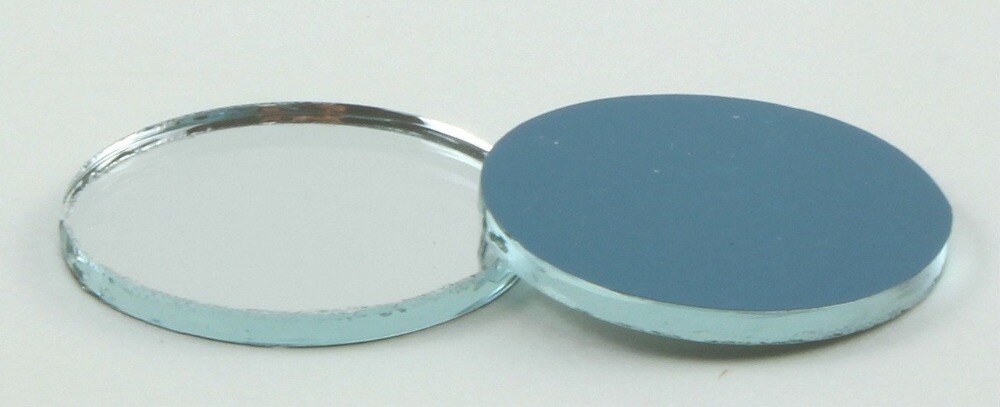 Glass Craft Mini Round Mirrors, Real Glass Round Mirror Mosaic Tiles