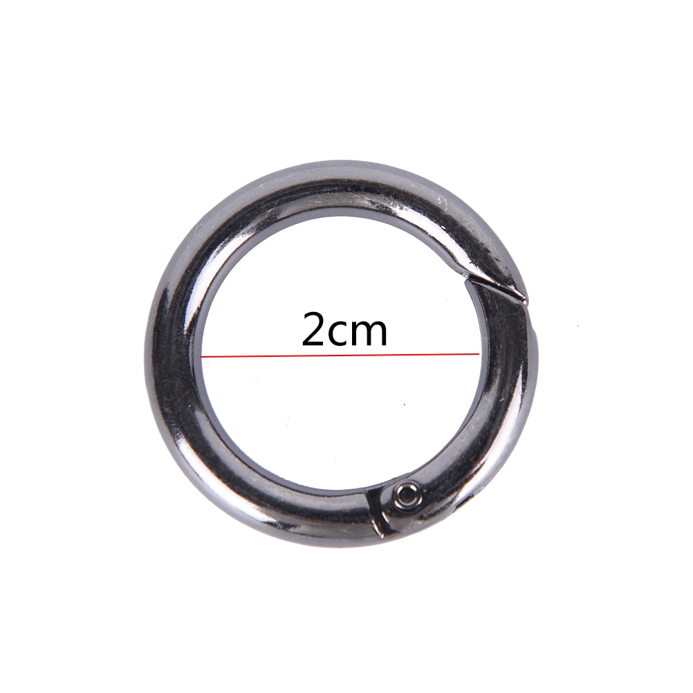 10 Stuks Metalen O Ring Te Openen Clap Voor Tassen Handtas Diy Snap Sluiting Claps Trigger Voor Handtassen Bandjes Voor Tas onderdelen Accessoires