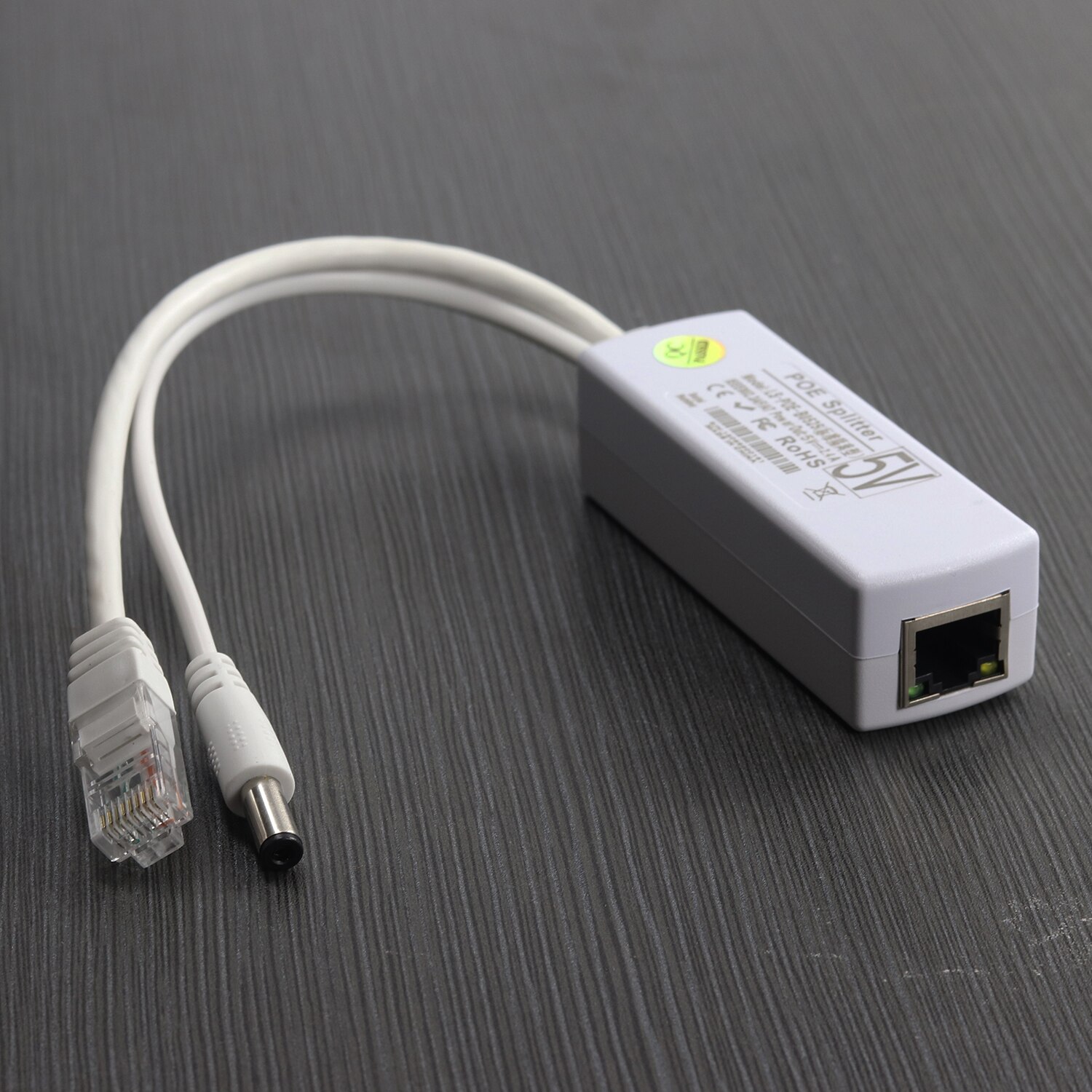 5V 12W isolated stable POE Splitter 100M IEEE802.3at /Af POE switch Hikvision Dahua for None POE camera