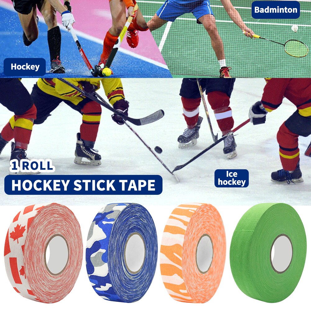 2,5 cm x 25m multi-purpose ice field hockey stick tape, improved safety, wear-resistant badminton accessory, sports non-slip golf