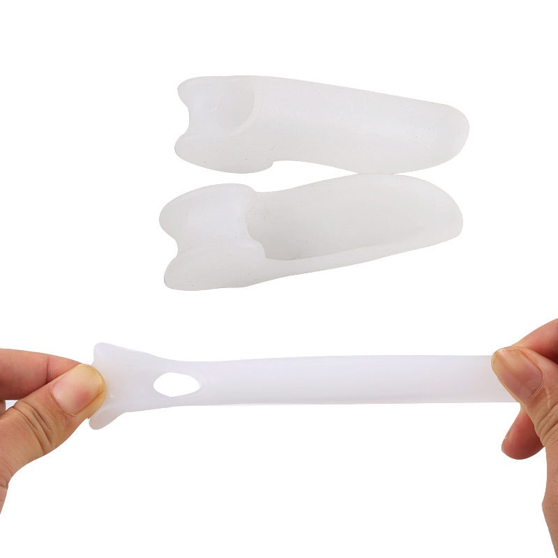 1 paar Silikon Kleinen Zeh Finger Haarglätter Hallux Valgus Ballen Korrektor Fuß Gesundheit Pflege Produkt