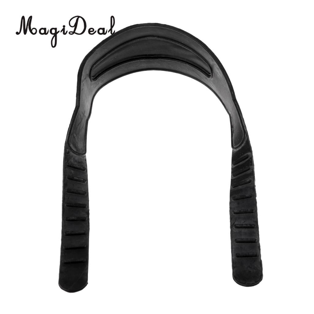 Magideal svart gummi scuba diving mask rem för snorkling simning vattensport scuba snorkling fridykning tillbehör