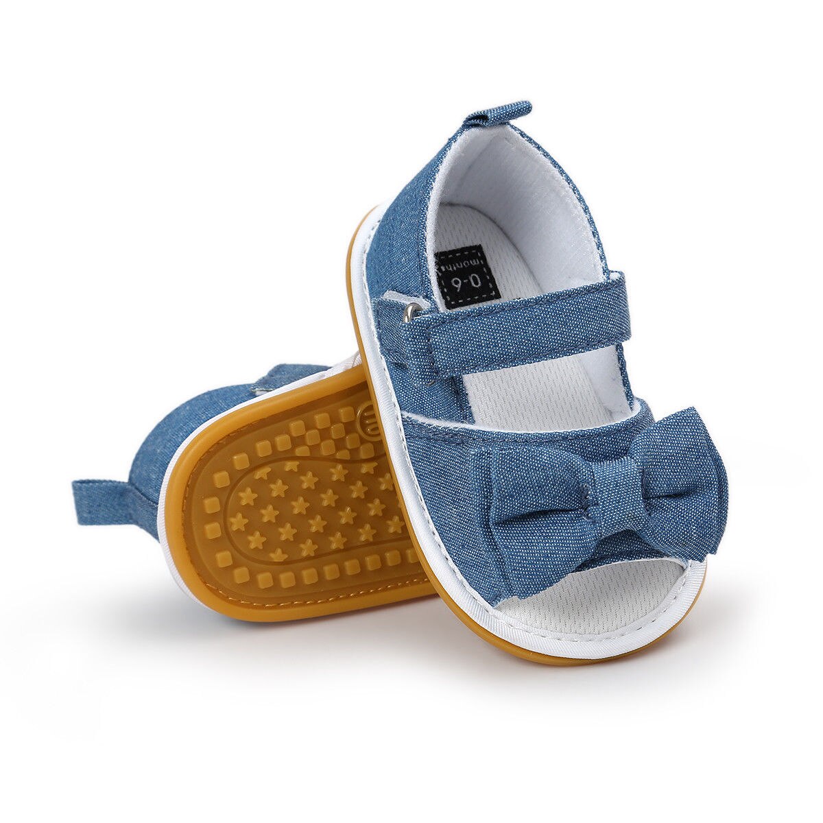 Peuter Prinses Schoenen Meisjes Sandaal Zomer Baby Baby Boog knoop Prewalker Stok 0-18 M