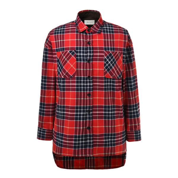 black fog street HIP RED BULE hop plain shirts street wear sleeveness shirts man oversize zipper checked: XL