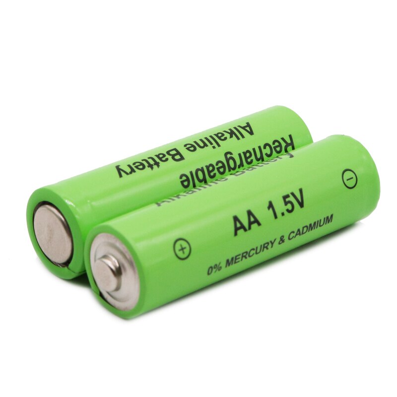 Pilas AA recargables para juguetes, pilas AA alcalinas de 3800mah y 1,5 V con mando a distancia, novedad de 100%