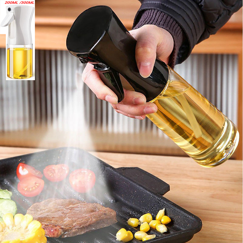 200 ml 300 ml Olie Spray Fles Keuken BBQ Koken Olijfolie Dispenser Camping Bakken Lege Azijn Sojasaus Spuit containers