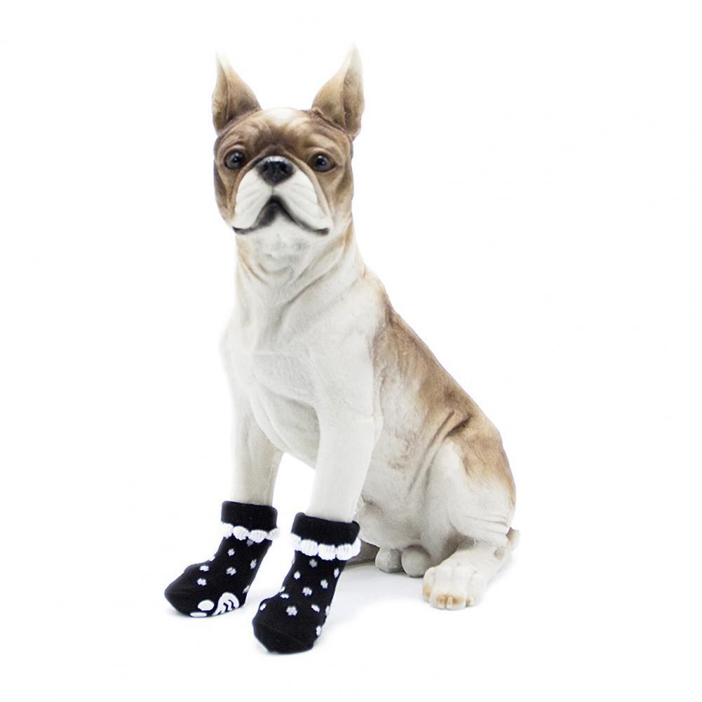 4 Pcs Pet Sokken Antislip Huisdier Sokken Beschermen Voeten Houden Schone Katoenen Hond Puppy Antislip Katoen sokken Voor Hond Hond Levert