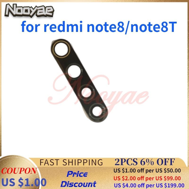 Novaphopat Redrice Note8 Real Big Camera Lens Cover For Redmi Note 8T Back Rear Camera Glass Lens