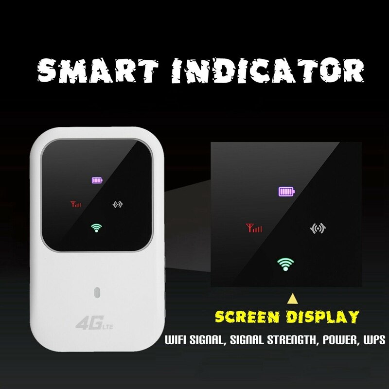 Portable 4G LTE WIFI Router 150Mbps Mobile Broadband Hotspot SIM Unlocked Wifi Modem 2.4G Wireless Router