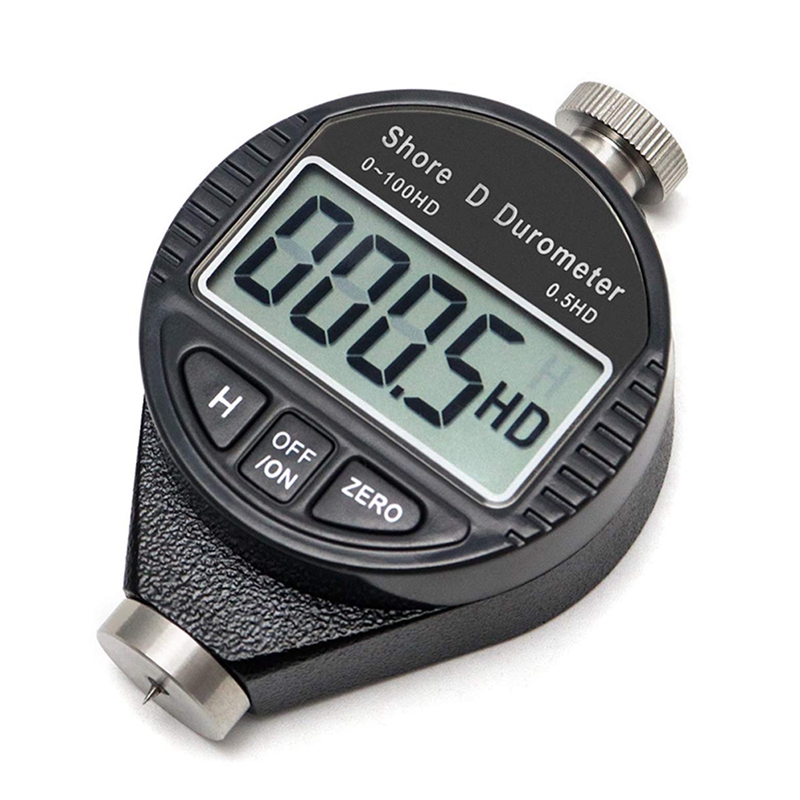 0-100HD Shore D Hardness Durometer Digital Durometer Scale With Large LCD Display For Rubber, Plastics, Flooring, Tire: Default Title