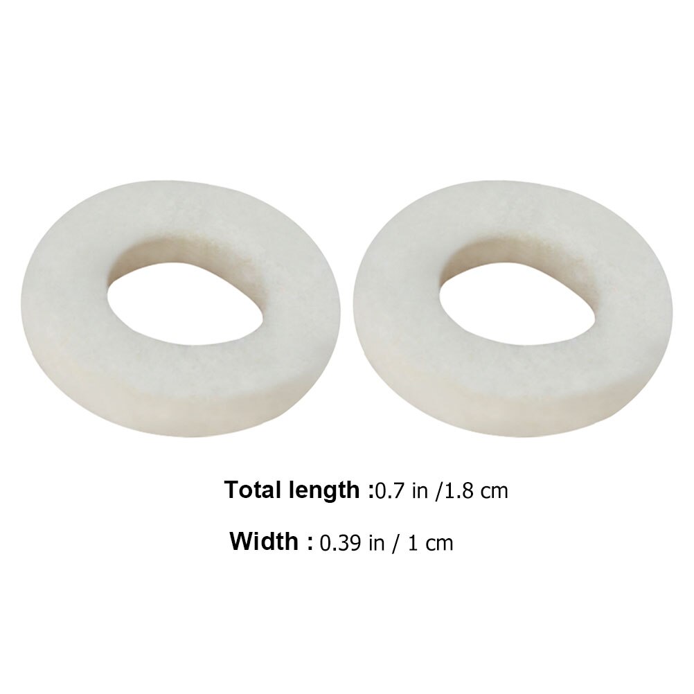 14Pcs Yootones Trumpet Valve Felt Washers With Valve Cork Pad