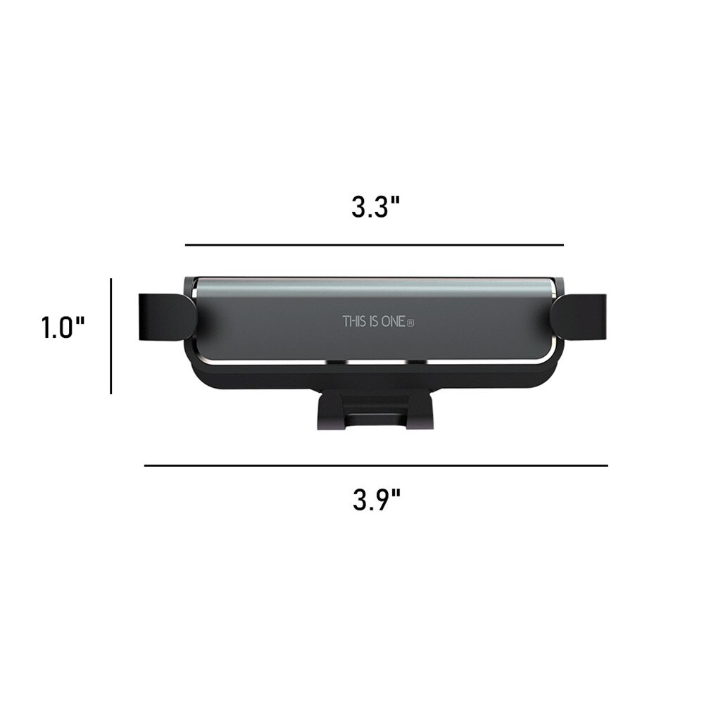 Zwaartekracht auto telefoonhouder telefoonstandaard in auto ventilatierooster telefoon grip standaard ondersteuning smartphone voor iphone xiaomi huawei