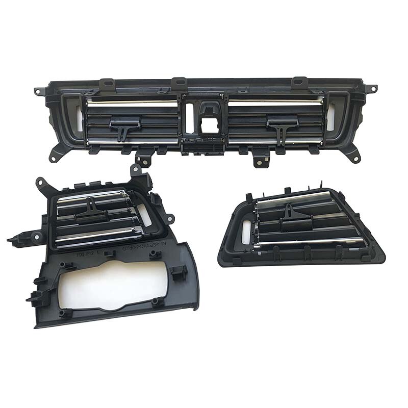 Lhd främre instrumentpanel mitt friskluft ac utloppsgrillskydd för bmw 6- serie  f06 f12 630 635 640 645 650