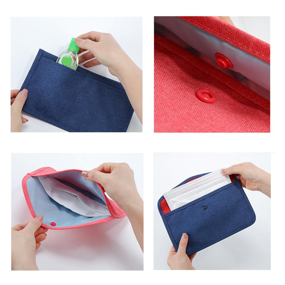 Portable Face Mask Storage Bag Dustproof Mask Case funda mascarilla estuche mascarilla Facemask Storage guarda mascarillas