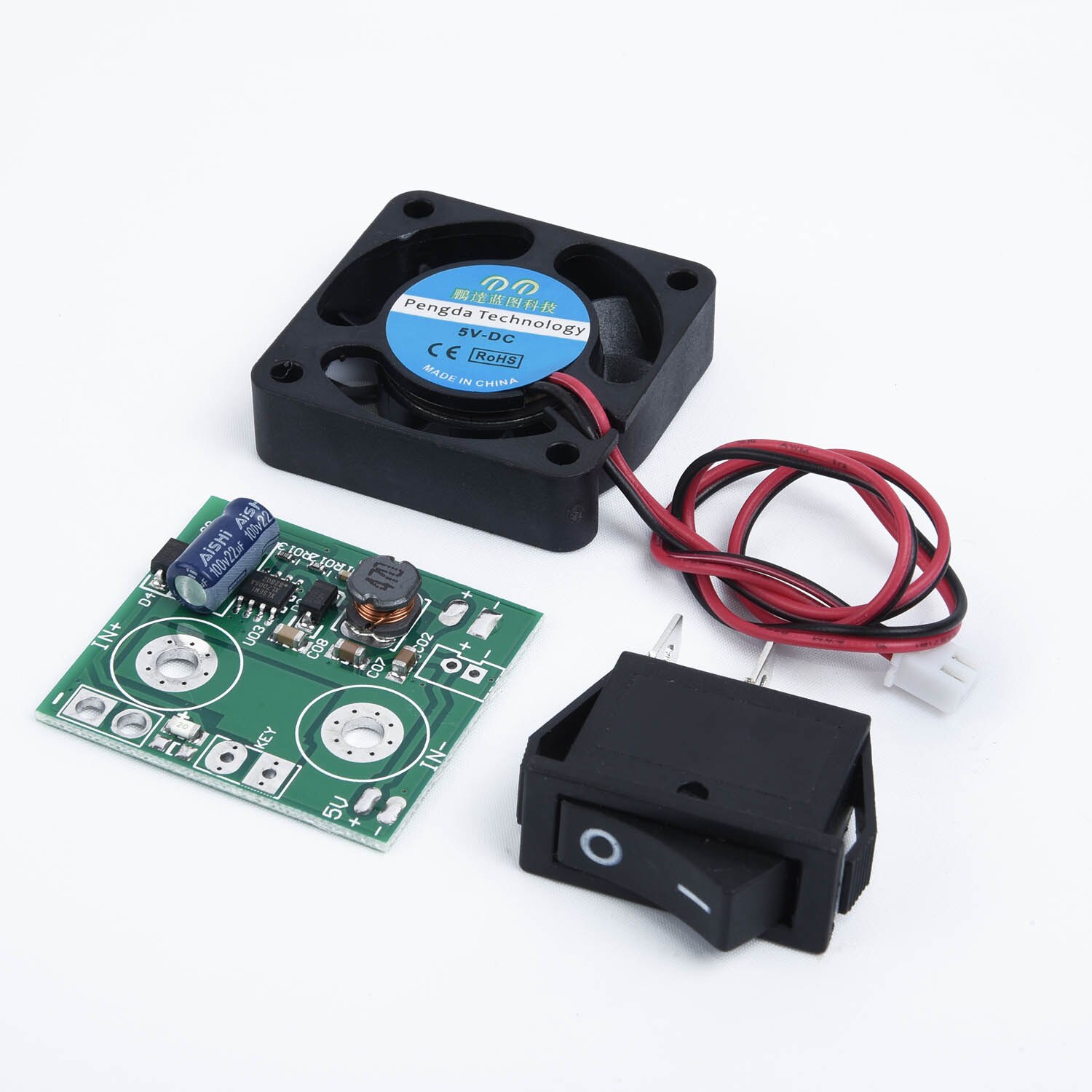 Kit de carcasa de fuente de alimentación programable Digital LCD para DP50V5A DPS5020 DPS5015