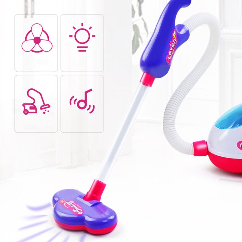 Children's Electric Mini Vacuum Cleaner with Real Working Function USB Charging Kids Educational Toys