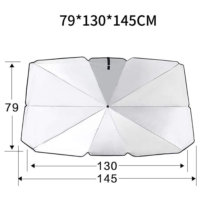 Auto Universele Voorruit Paraplu (UPD50 + Standaard Materiaal) Opvouwbare Venster Schaduw Keep Cool